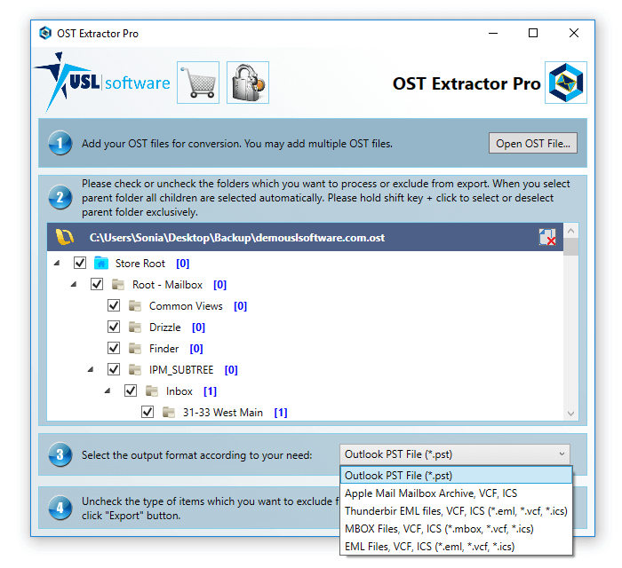 convert ost to mbox